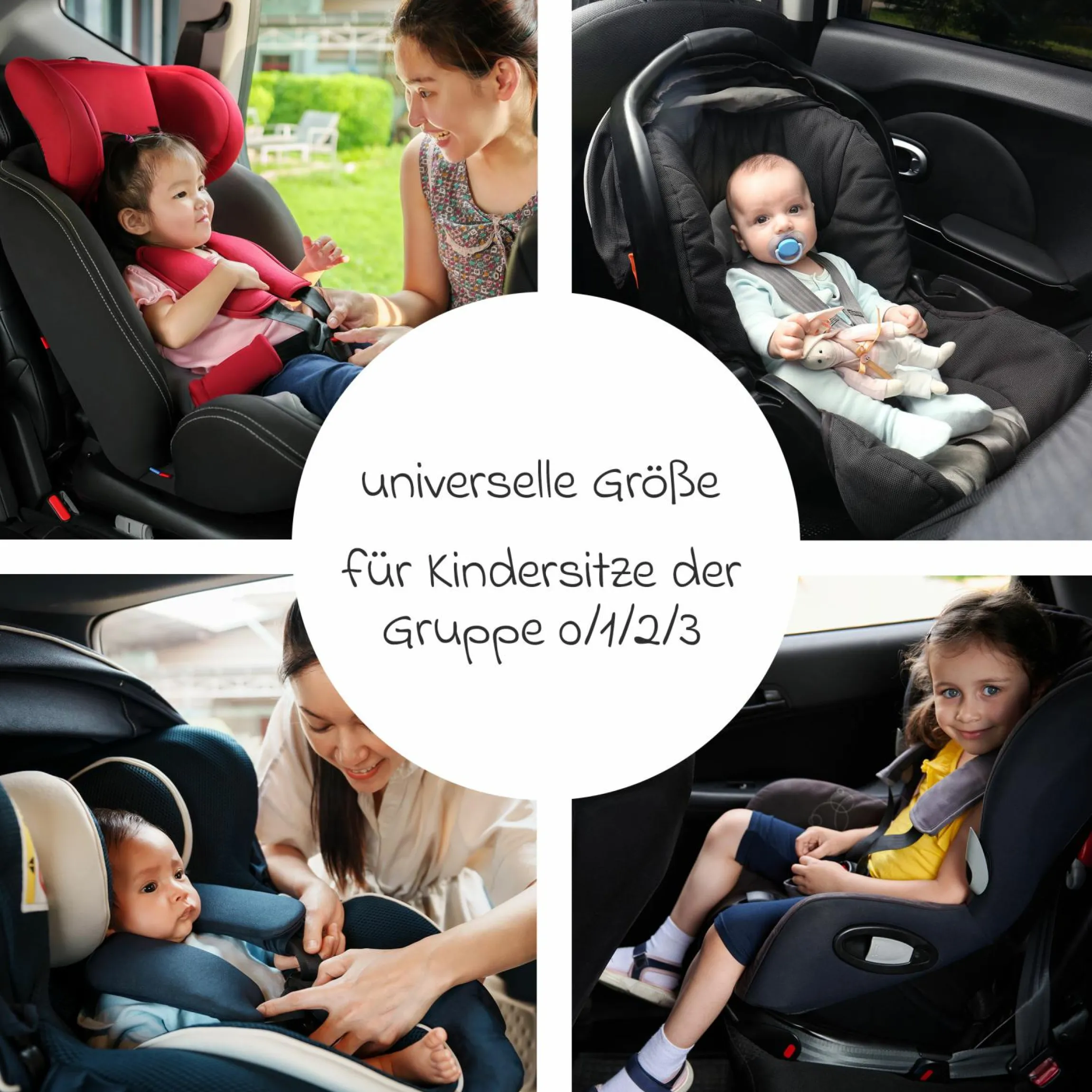 Hitzeschutz-Abdeckung für Kindersitz