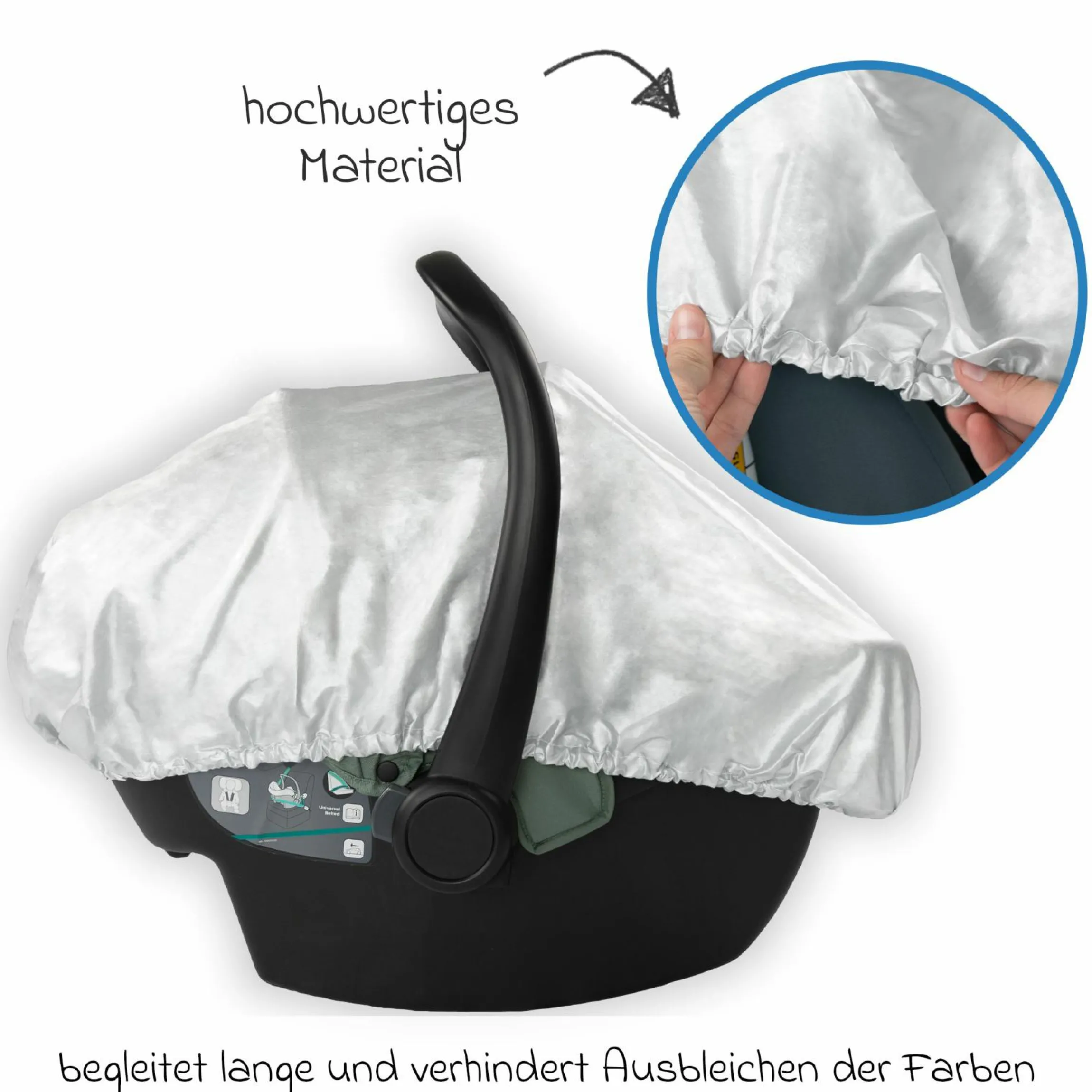 Hitzeschutz-Abdeckung für Kindersitz