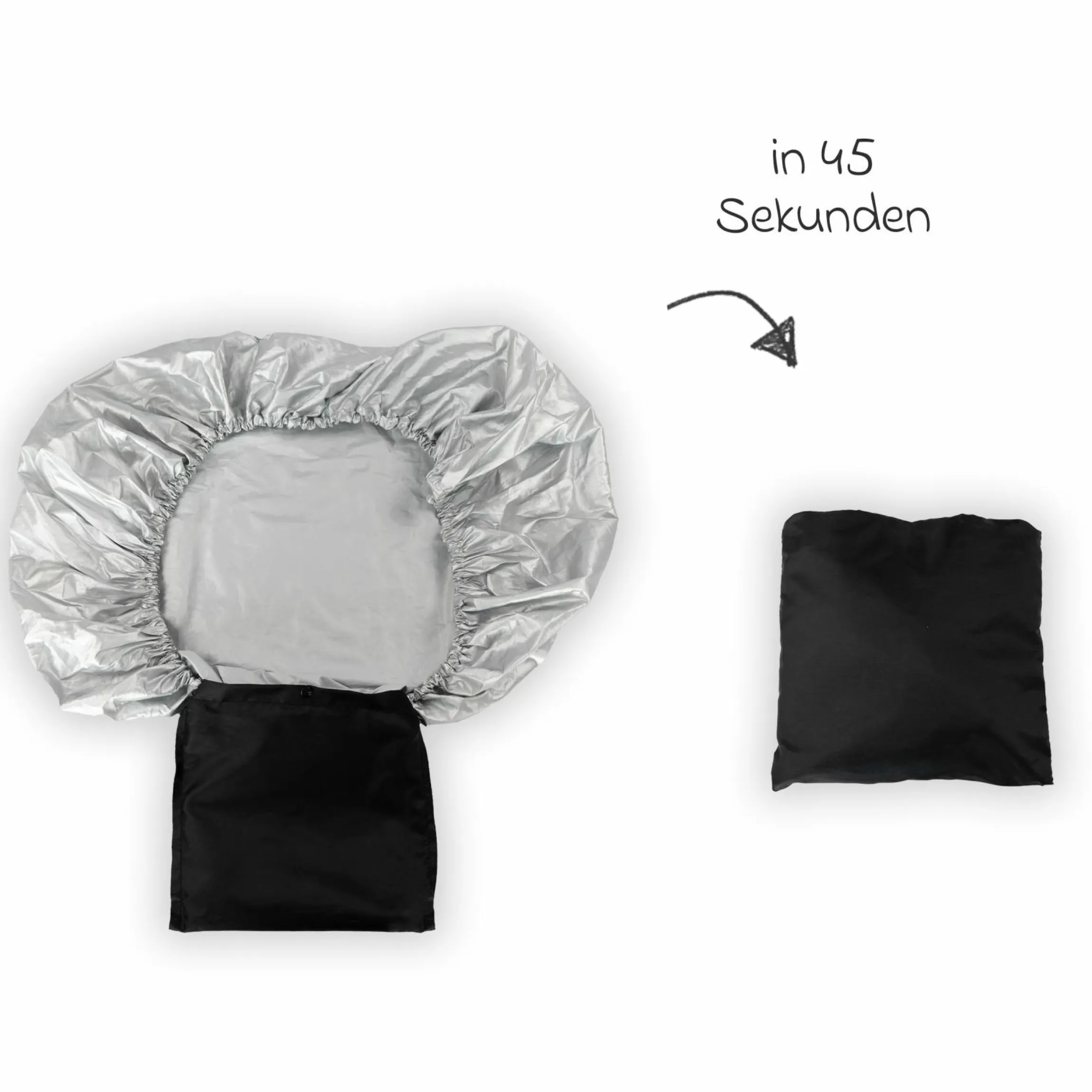 Hitzeschutz-Abdeckung für Kindersitz