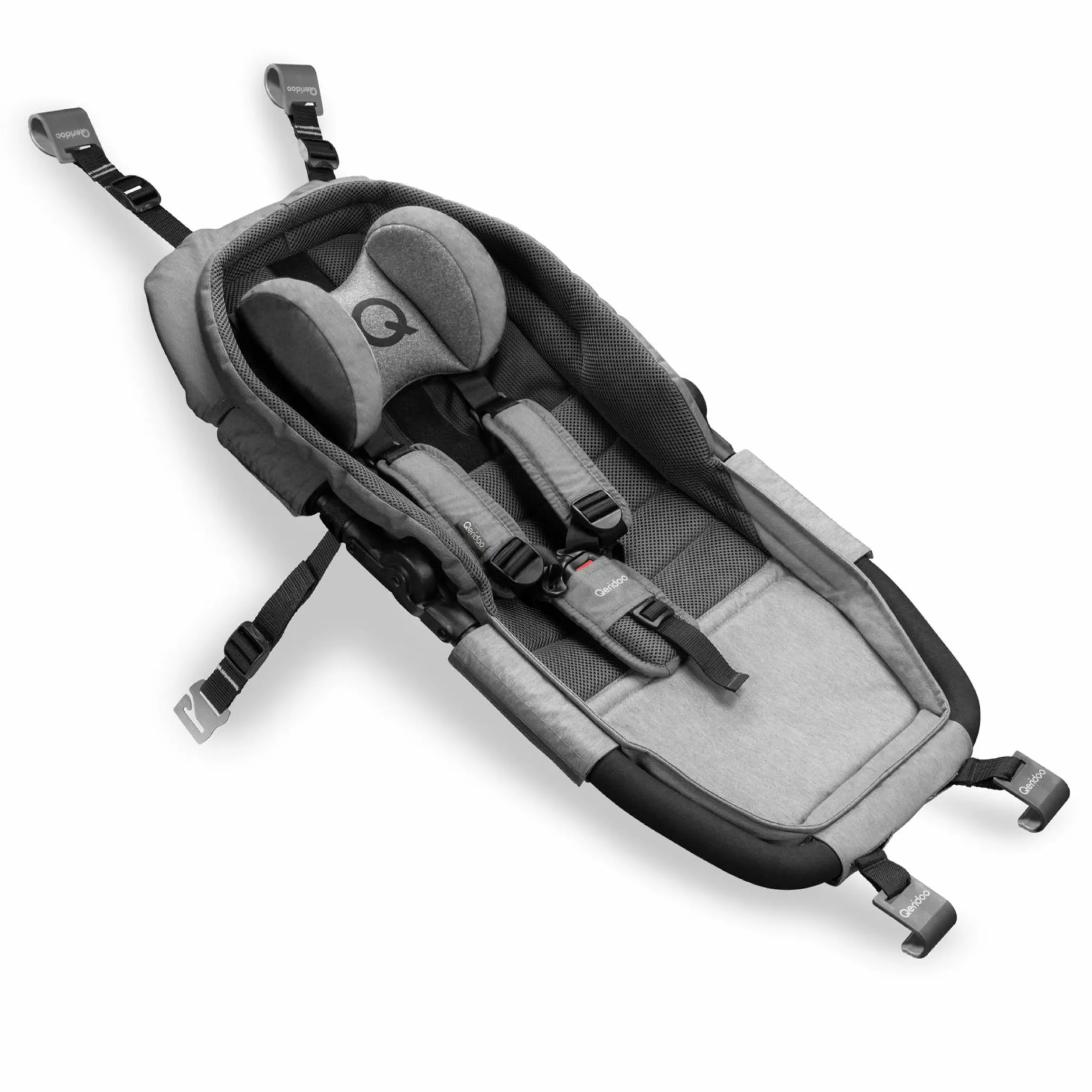 Hängematte Plus mit Sicherheitsrahmen für Babytransport - Grau