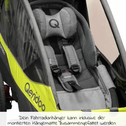 Hängematte Plus mit Sicherheitsrahmen für Babytransport - Grau
