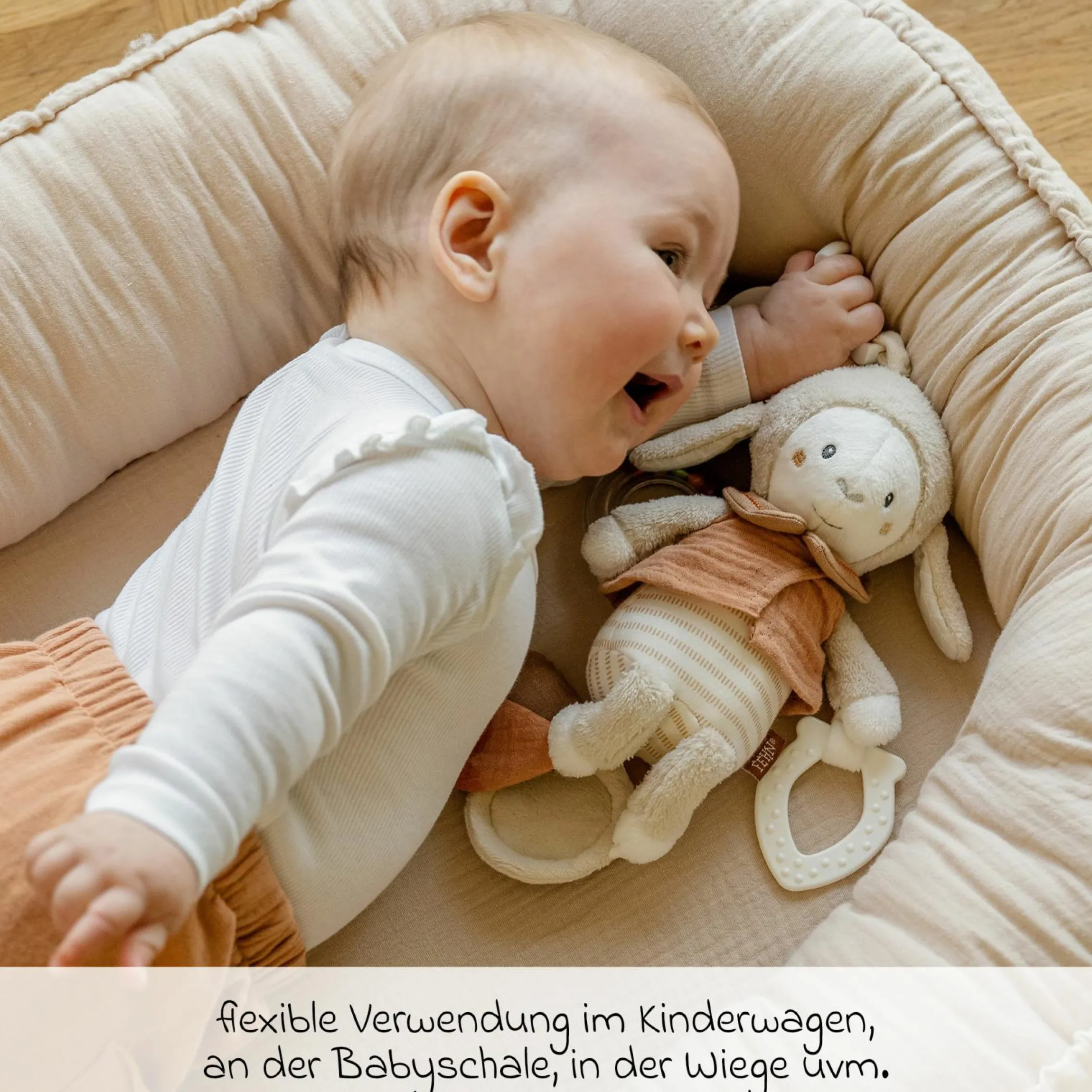 Hänge-Spielzeug / Activity-Spieltier zum Aufhängen - Schäfchen