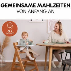 Hochstuhl Alpha Move - im Sparset inkl. Baby Seat + Baby Seatpad + Essbrett + Sitzkissen