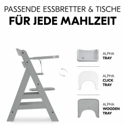 Hochstuhl Alpha Plus - Grey