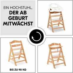 Hochstuhl Alpha Plus - Natur