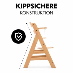 Hochstuhl Alpha Plus - Natur