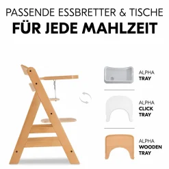 Hochstuhl Alpha Plus - Natur
