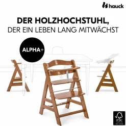 Hochstuhl Alpha Plus - Walnut