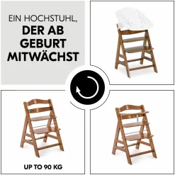 Hochstuhl Alpha Plus - Walnut