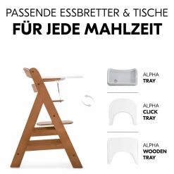 Hochstuhl Alpha Plus - Walnut