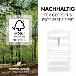 Hochstuhl Alpha Plus - White