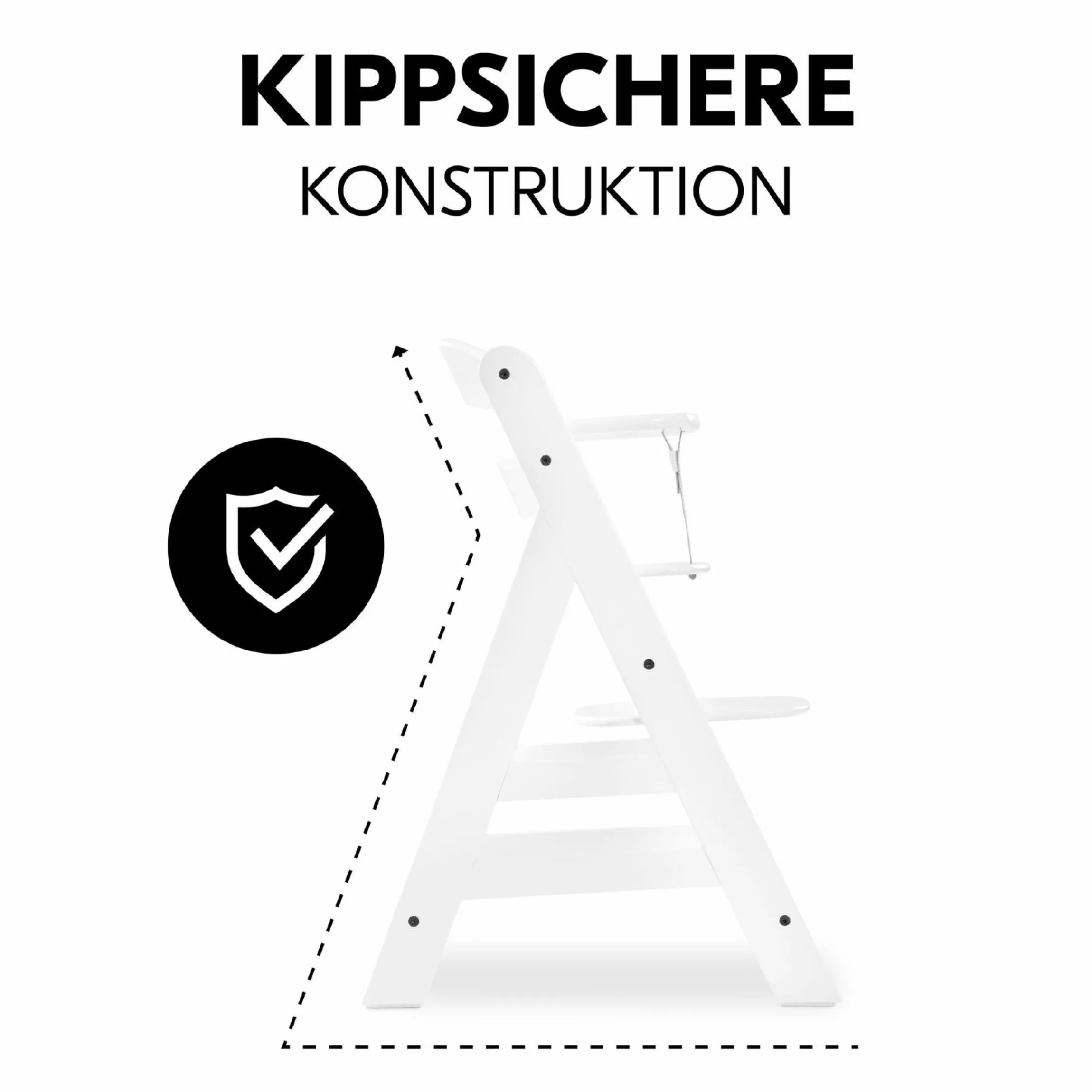 Hochstuhl Alpha Plus - White