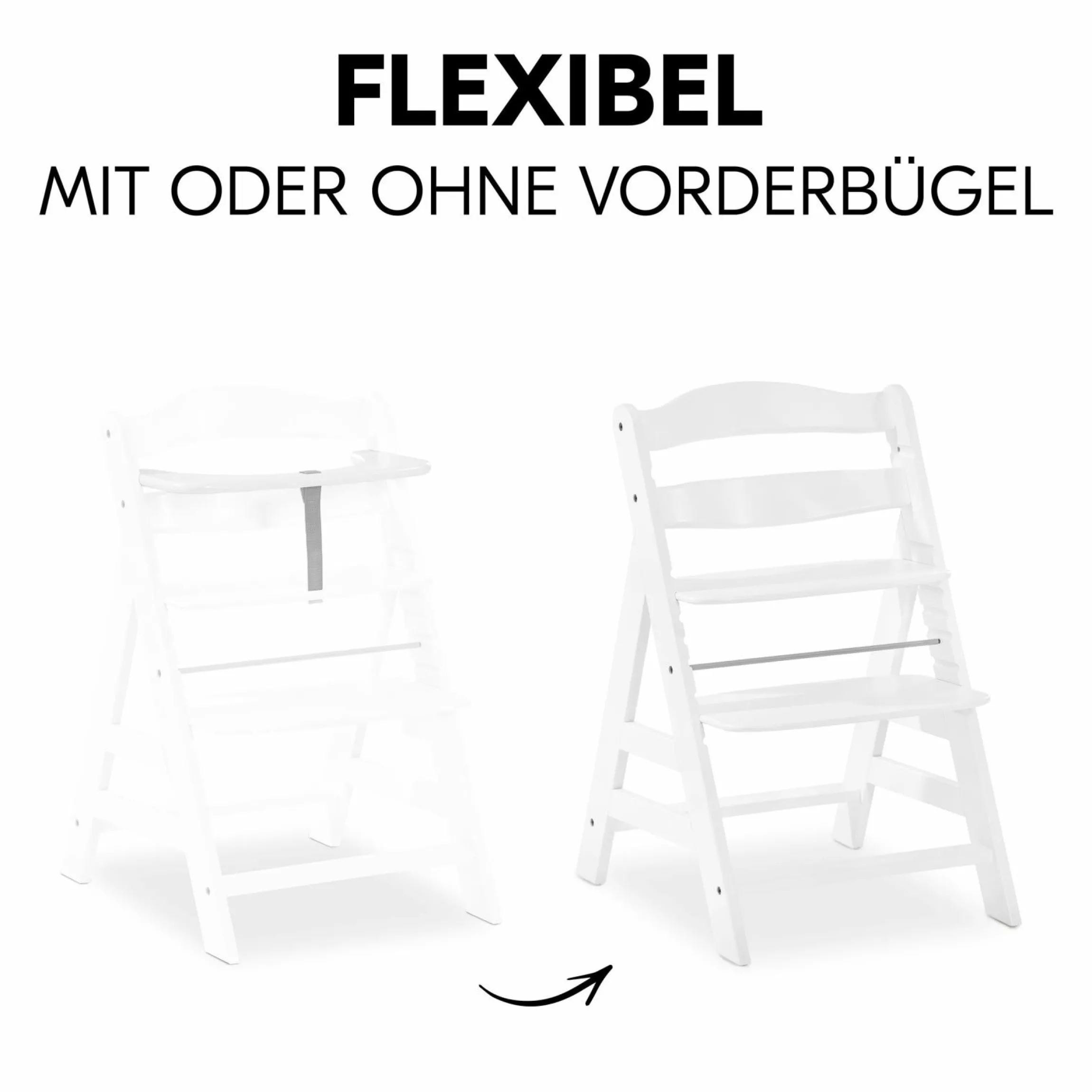 Hochstuhl Alpha Plus - White