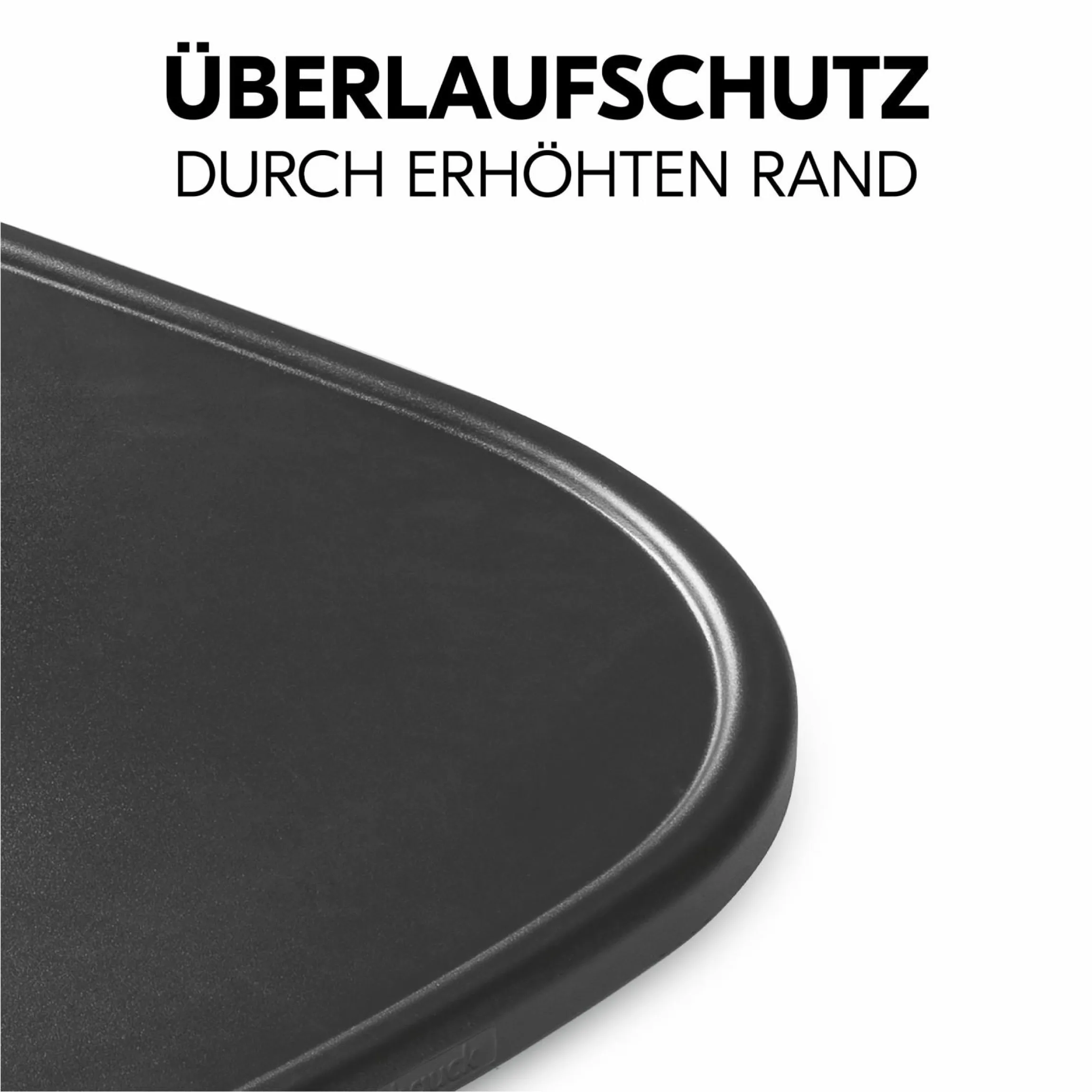 Hochstuhl Alpha Plus Black - im Sparset inkl. Essbrett Click Tray und Sitzkissen - Jersey Charcoal