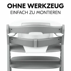 Hochstuhl Alpha Plus Black - im Sparset inkl. Baby Seat + Baby Seatpad + Click Tray
