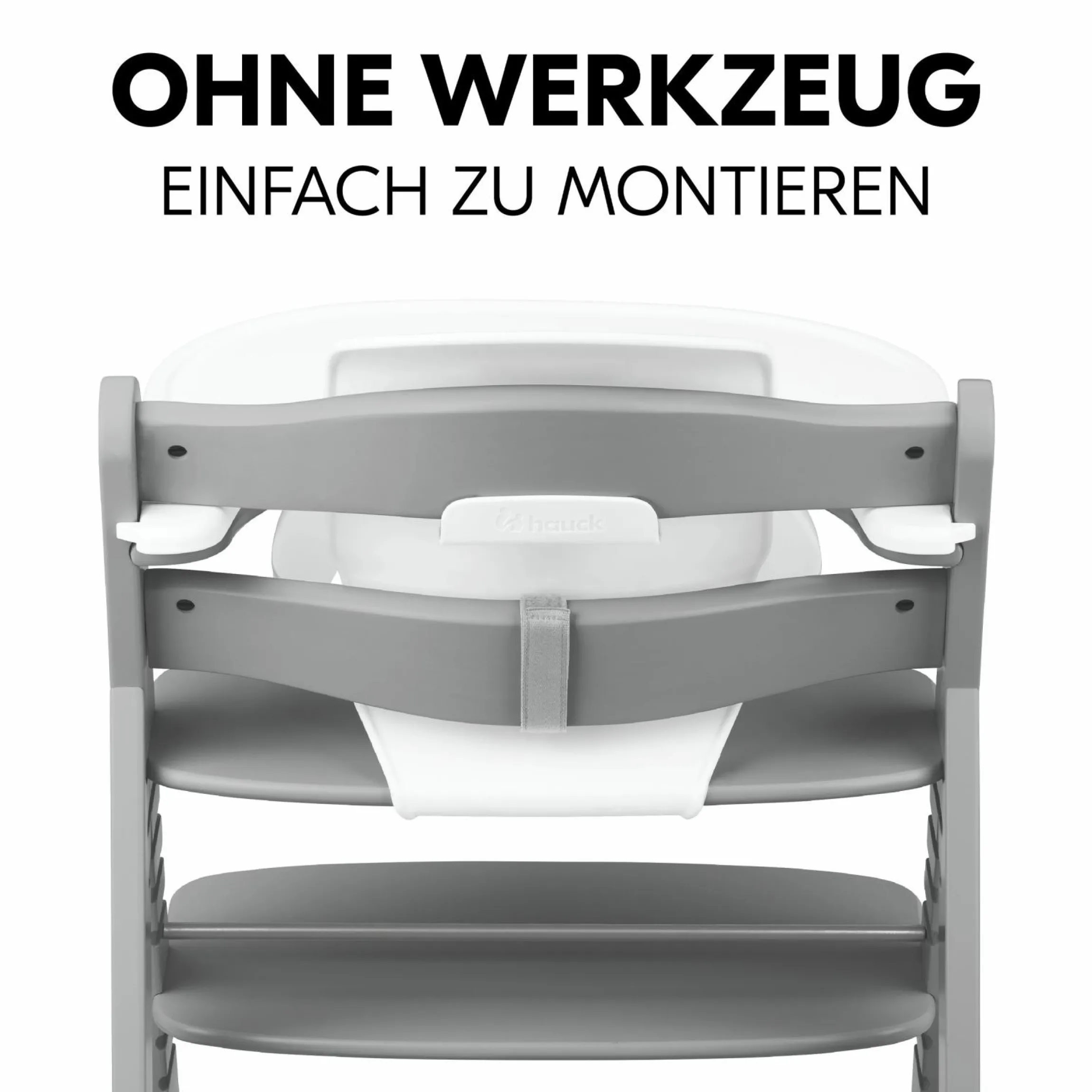 Hochstuhl Alpha Plus Black - im Sparset inkl. Baby Seat + Baby Seatpad + Click Tray