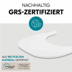 Hochstuhl Alpha Plus White - im Sparset inkl. Essbrett Click Tray + Sitzkissen Minnie Mouse Rose