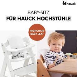 Hochstuhl Alpha Plus White - im Sparset inkl. Baby Seat + Baby Seatpad + Click Tray
