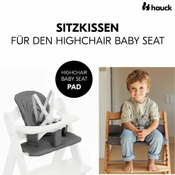 Hochstuhl Alpha Plus White - im Sparset inkl. Baby Seat + Baby Seatpad + Click Tray