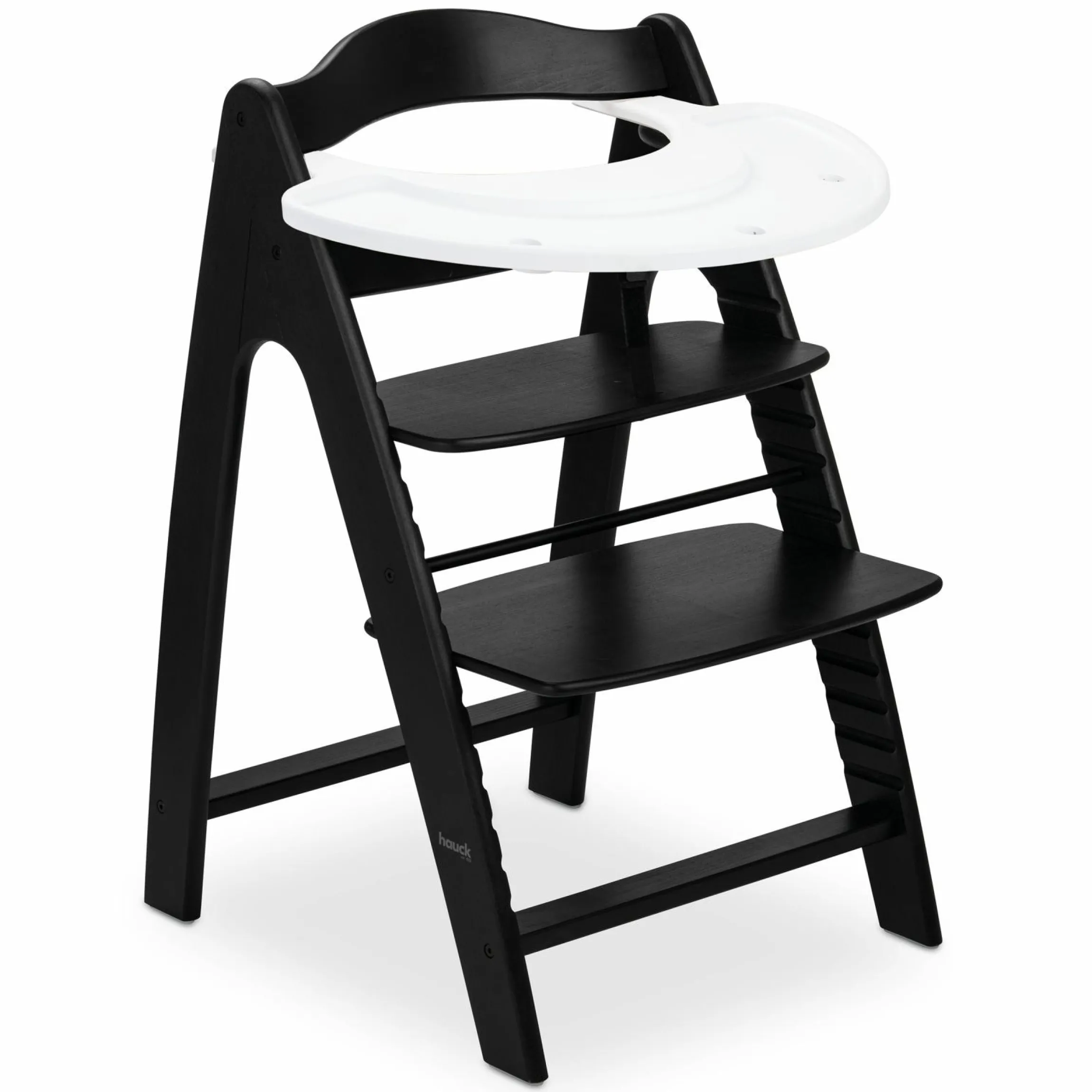 Hochstuhl Arketa inkl. Play Tray Basis - Beech Blackwashed