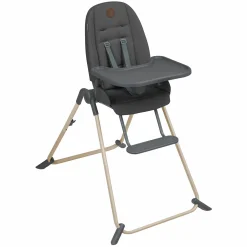 Hochstuhl Ava Beyond Eco Care ab Geburt - 3 Jahre nur 6 kg schwer mit Liegeposition und Tablett - Graphite - Kollektion 2025