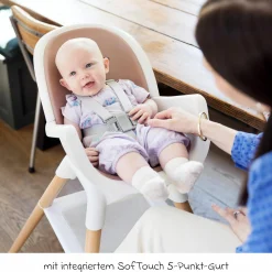 Hochstuhl Chestnut ab Geburt - 6 Jahre auch als Kinderstuhl nutzbar - Lola - Kollektion 2025