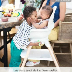 Hochstuhl Chestnut ab Geburt - 6 Jahre auch als Kinderstuhl nutzbar - Shadow - Kollektion 2025