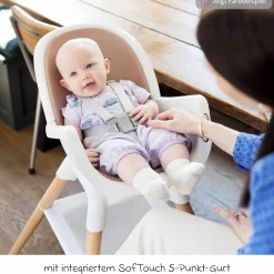 Hochstuhl Chestnut ab Geburt - 6 Jahre auch als Kinderstuhl nutzbar - Shadow - Kollektion 2025