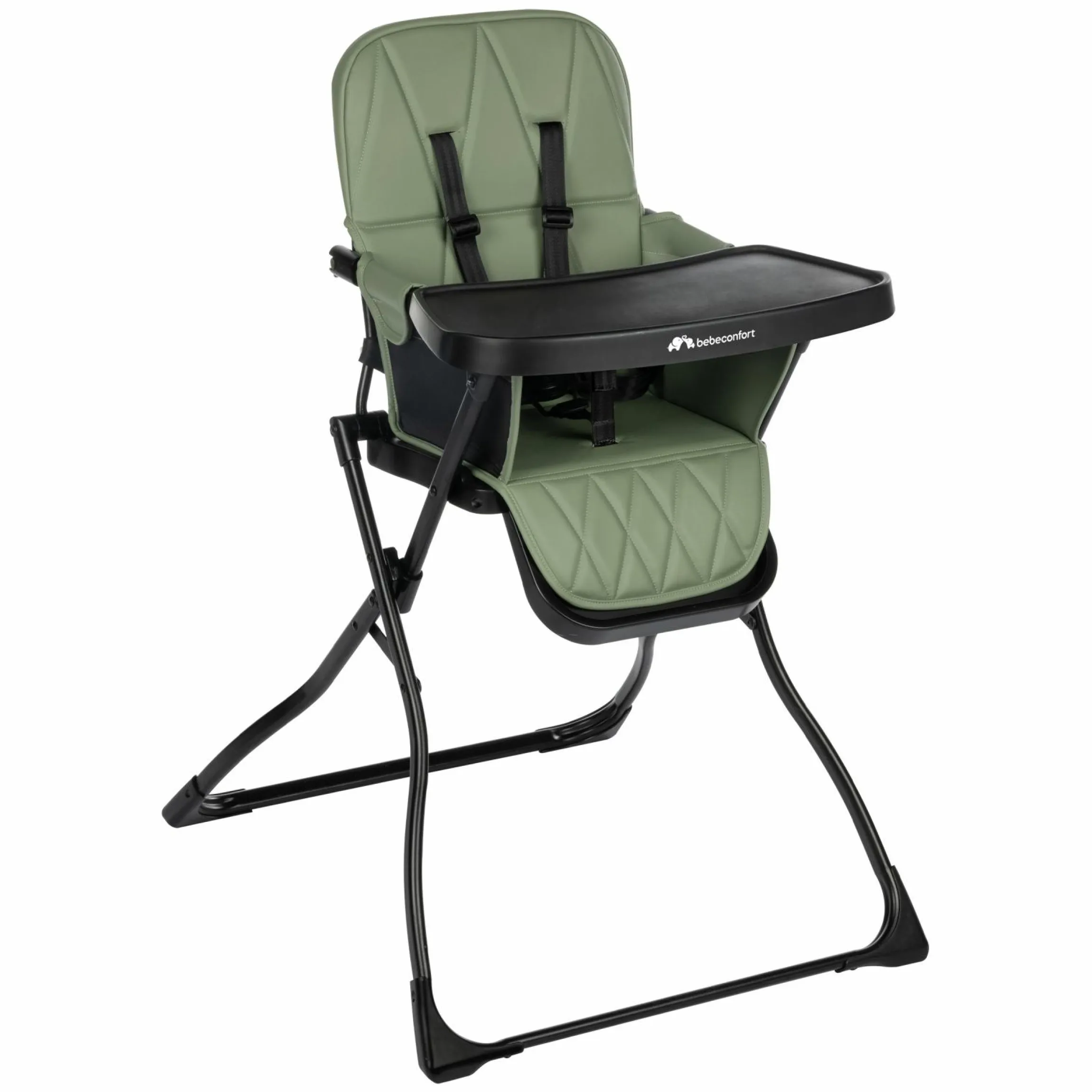 Hochstuhl Lily ab 6 Monate nutzbar wiegt nur 4 kg - Mineral Green