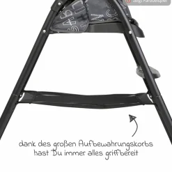Hochstuhl Mimzy Snacker ab 6 Monate nutzbar klein faltbar nur 6,3 kg leicht - Taupe - Kollektion 2025
