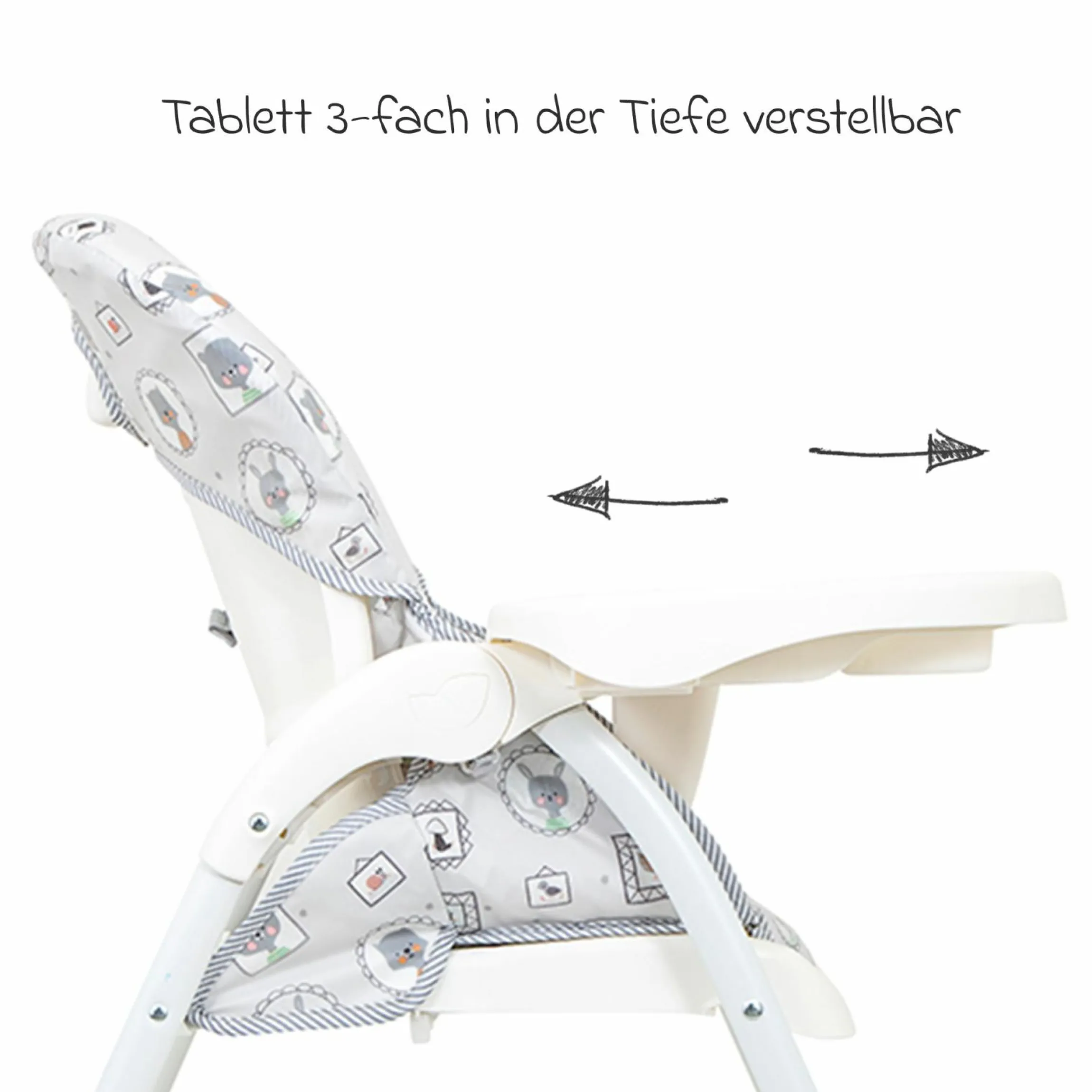 Hochstuhl Mimzy Snacker ab 6 Monate nutzbar klein faltbar nur 6,3 kg leicht - Portrait