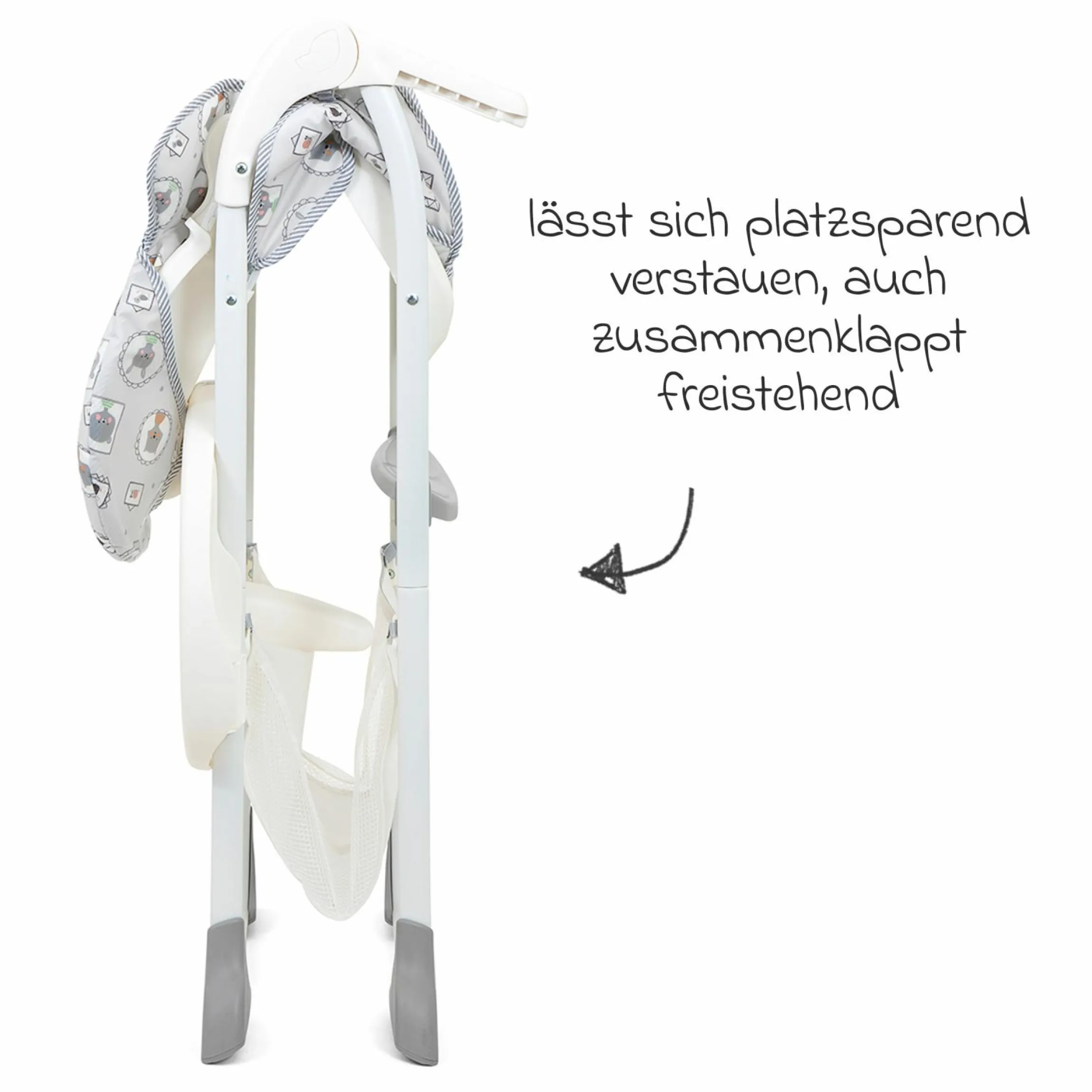 Hochstuhl Mimzy Snacker ab 6 Monate nutzbar klein faltbar nur 6,3 kg leicht - Portrait