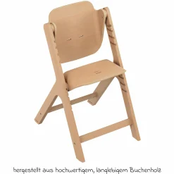 Hochstuhl Nesta ab 3,5 Jahre - 99 Jahre langlebig und nachhaltig - Natural - Kollektion 2025