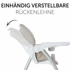 Hochstuhl Sit N Fold (mit Essbrett, klappbar) - Beige