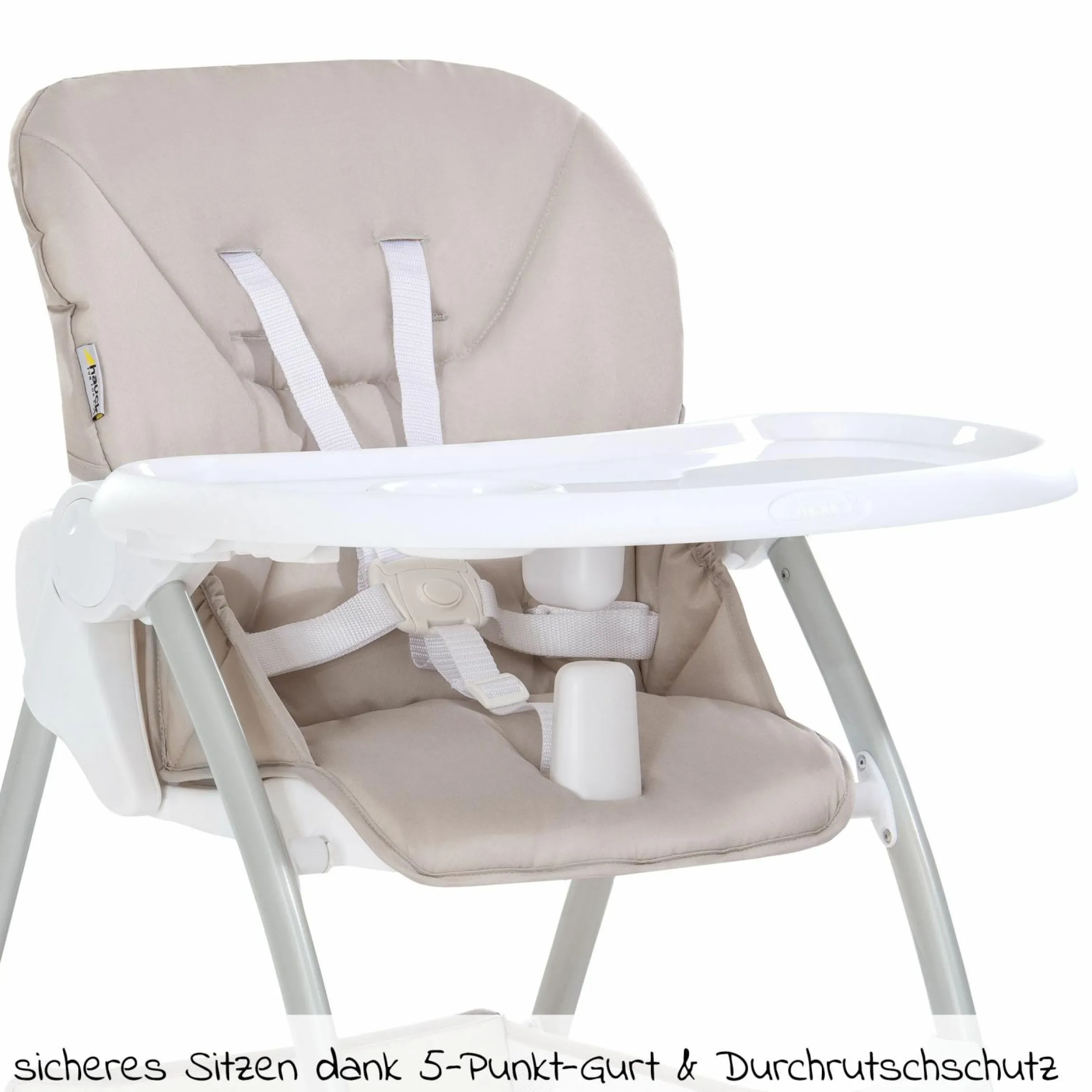 Hochstuhl Sit N Fold (mit Essbrett, klappbar) - Beige