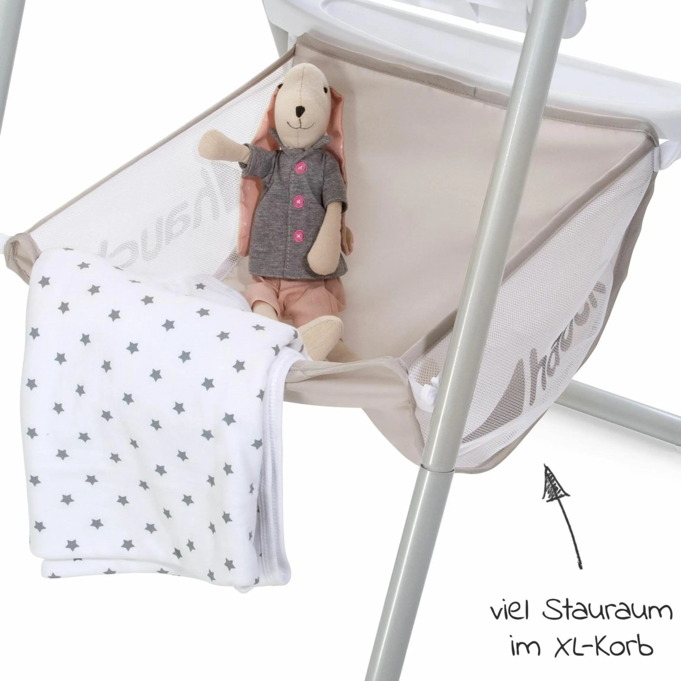Hochstuhl Sit N Fold (mit Essbrett, klappbar) - Beige