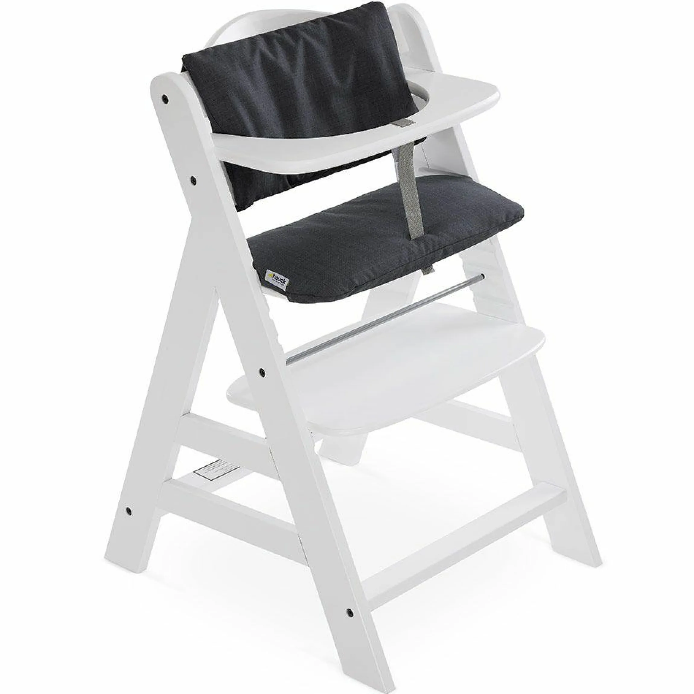Hochstuhlauflage Deluxe - Melange Charcoal