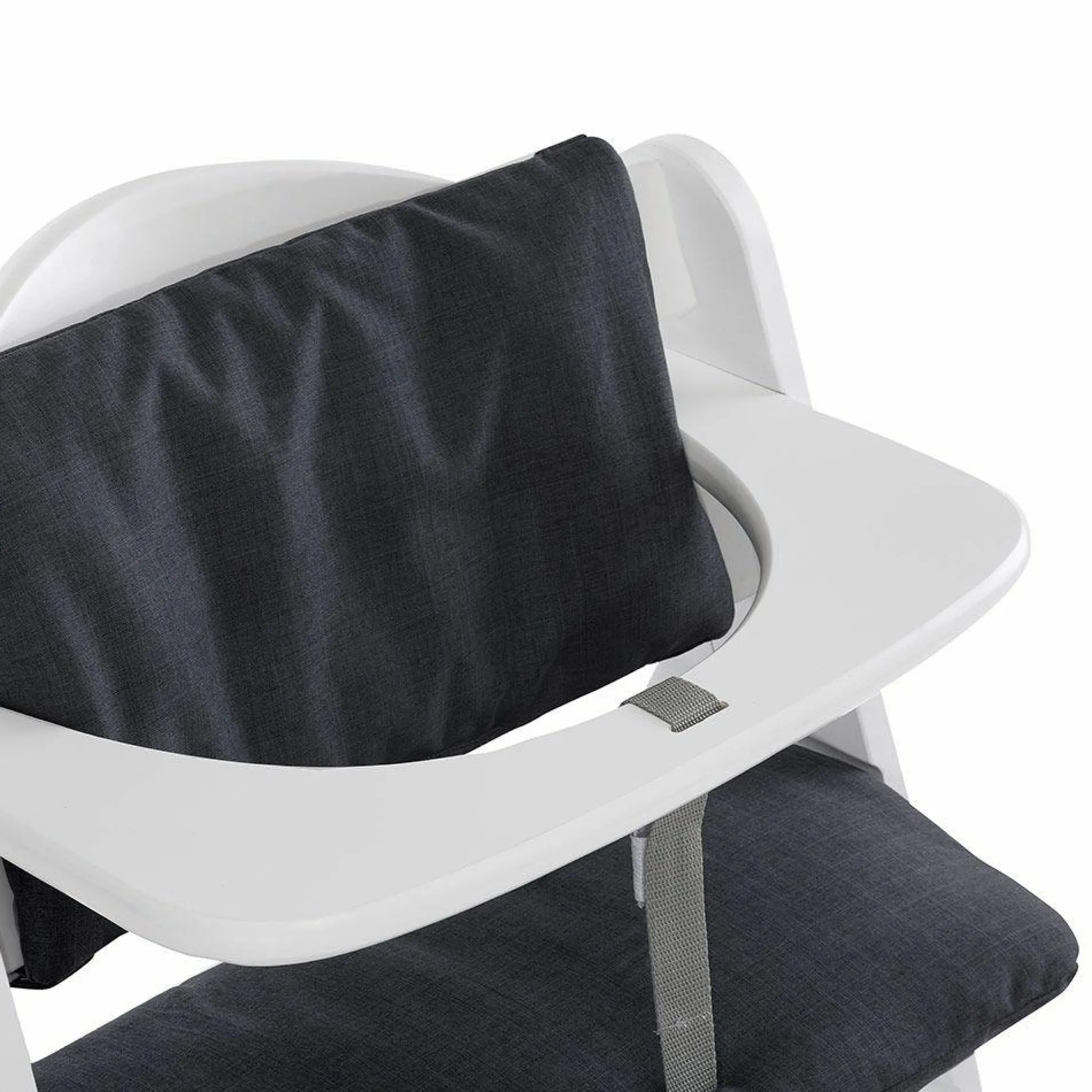 Hochstuhlauflage Deluxe - Melange Charcoal