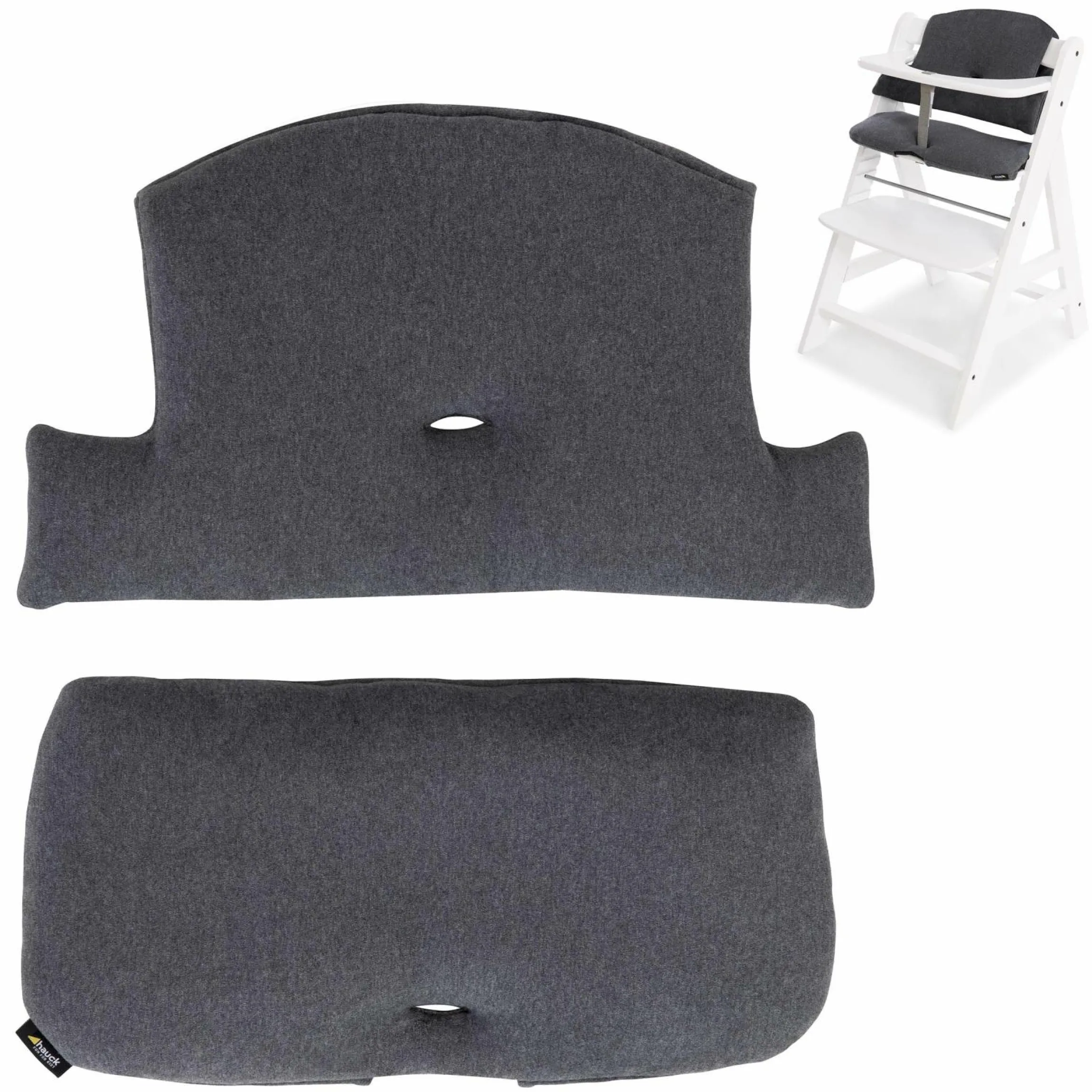 Hochstuhlauflage Deluxe - Select Line - Jersey Charcoal