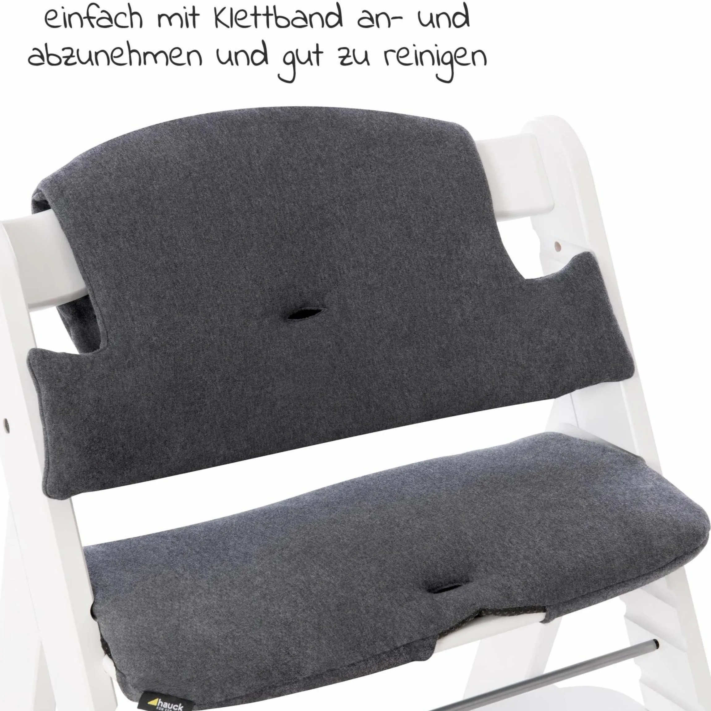 Hochstuhlauflage Deluxe - Select Line - Jersey Charcoal