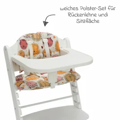 Hochstuhl-Bezug für Pia extraweich & waschbar - Löwe - Bunt