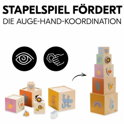 Holz Stapelturm mit Formen - Stack N Raise