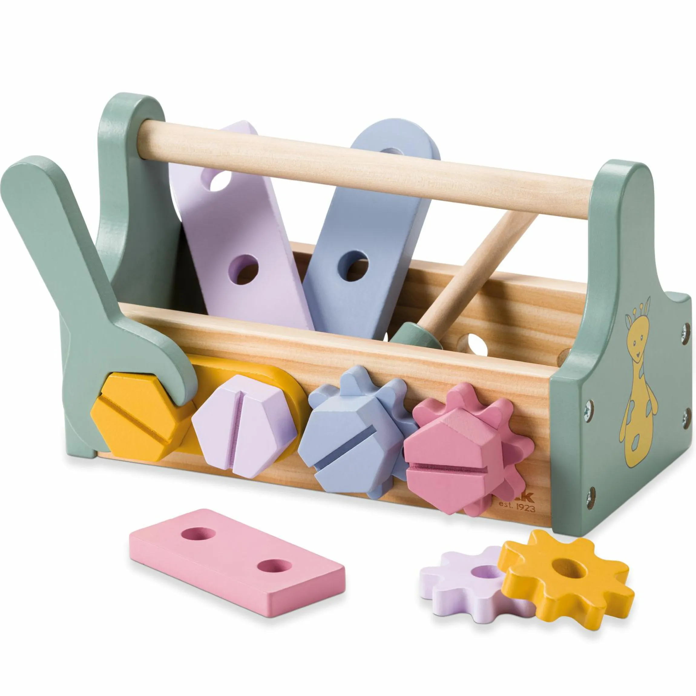 Holz Werkzeugkiste für Kleinkinder - Learn to Repair