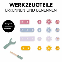 Holz Werkzeugkiste für Kleinkinder - Learn to Repair