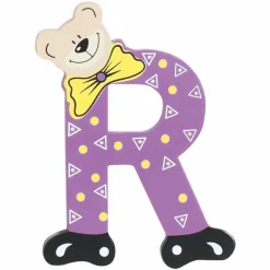 Holzbuchstabe R - Bär