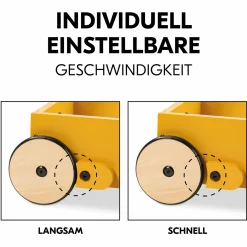 Holz-Lauflernwagen Learn to Walk - mit viel Zubehör für Gärtner-Rollenspiel - Plants