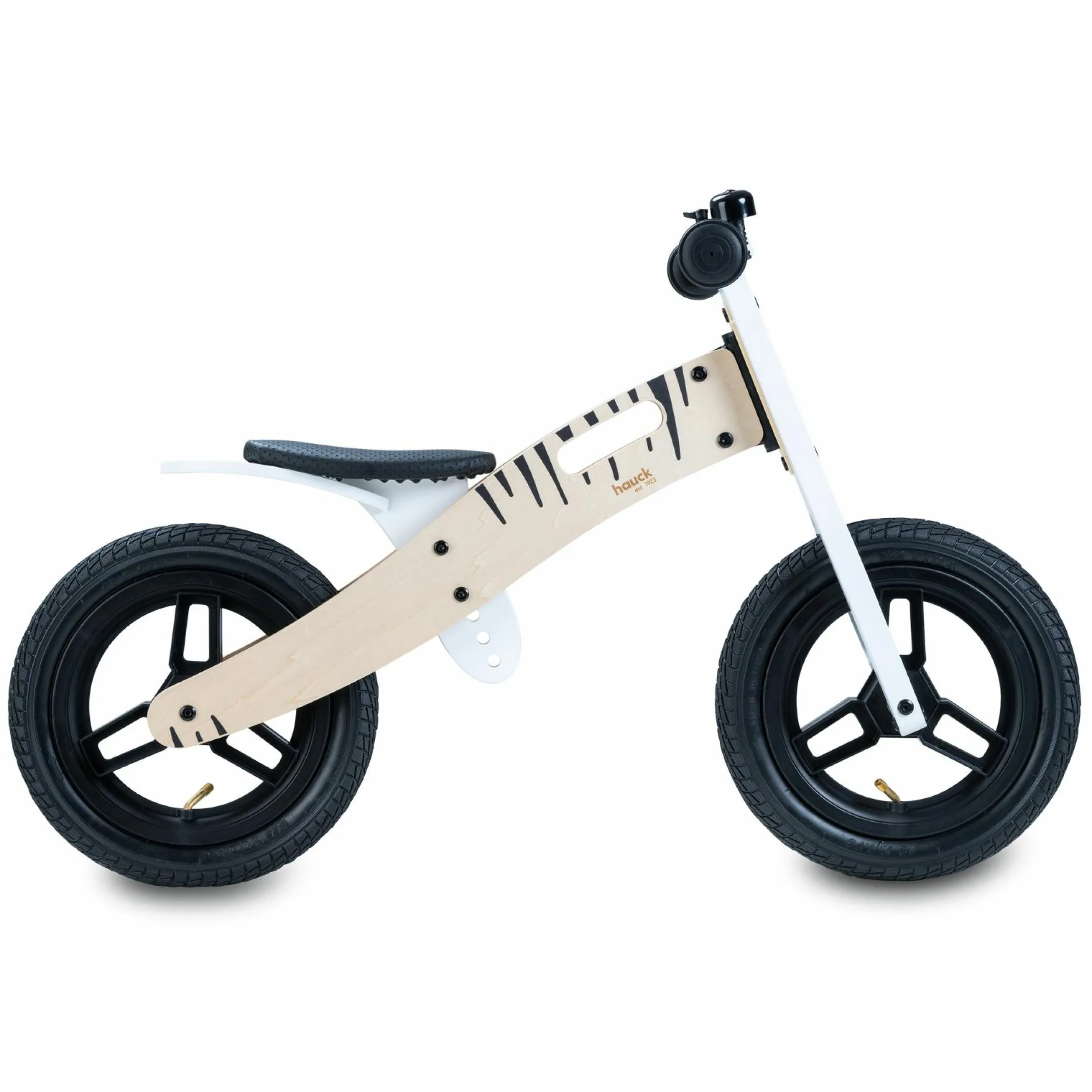 Holz-Laufrad Balance N Ride mit Lufträdern & verstellbarem Sitz (ab 18 Monate) - Zebra