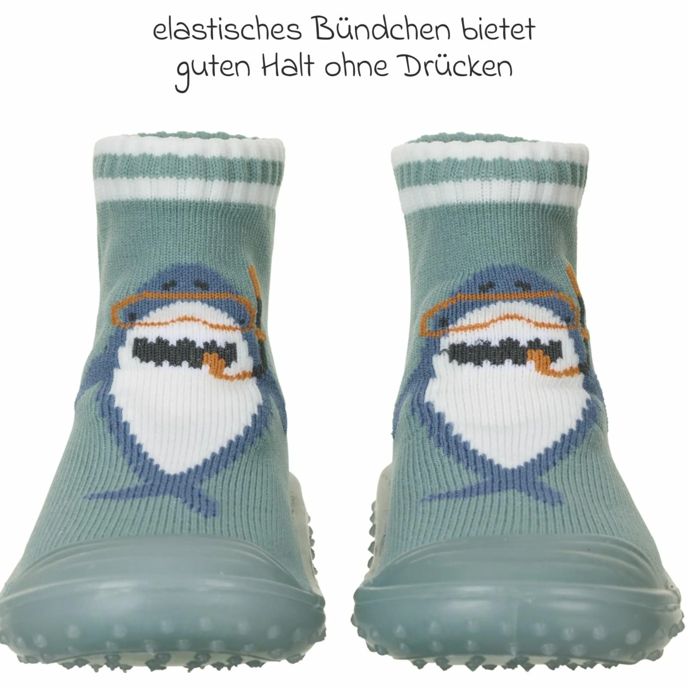 Hüttenschuh Adventure-Socks - Hai - Gr. 23/24