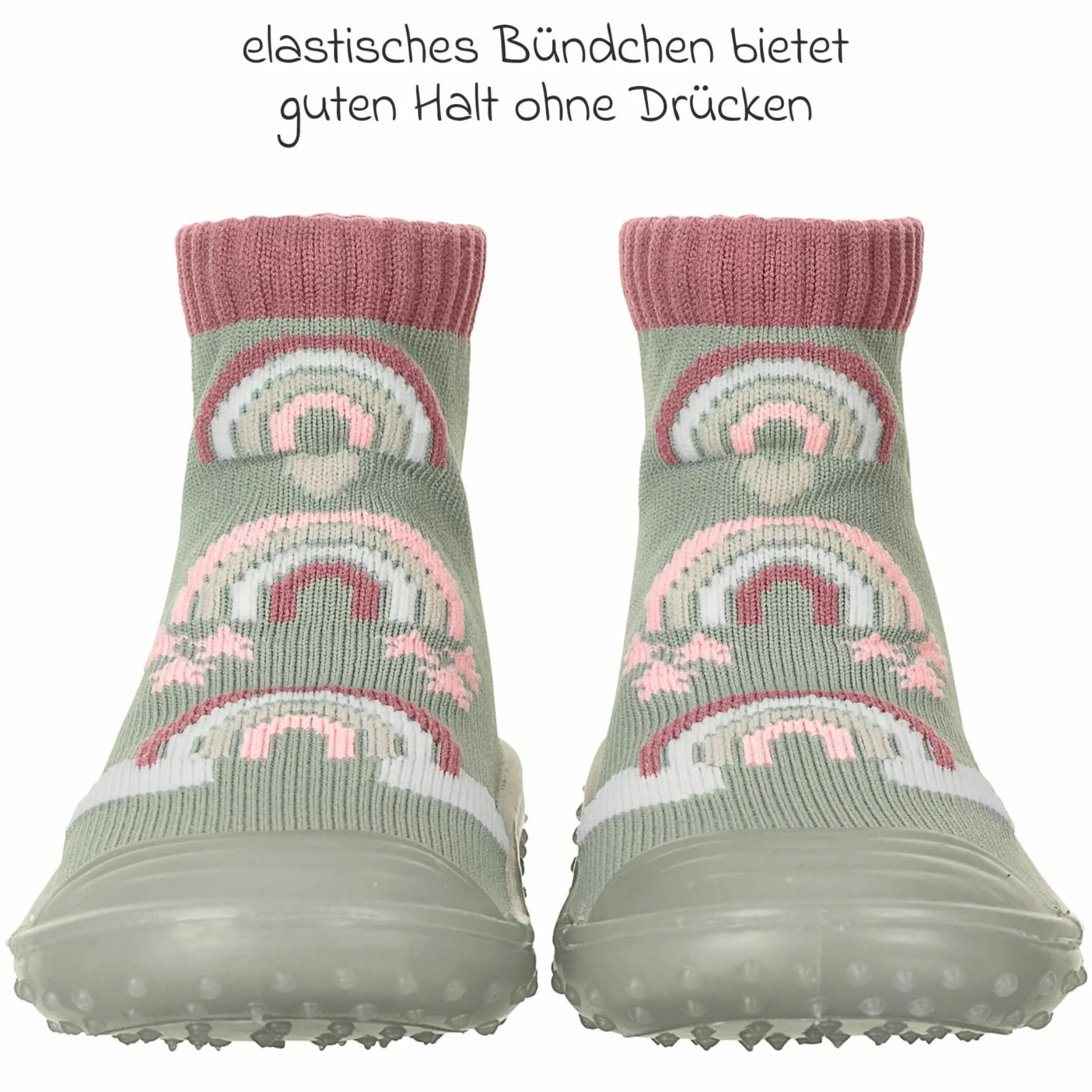 Hüttenschuh Adventure-Socks - Regenbogen - Gr. 23/24