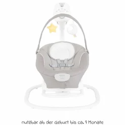2in1 Babyschaukel & Wippe SoftSway mit Magnetic Motion ab Geburt - 6 Monate inkl. Spielbogen mit 2 Spielzeugen - Starlight - Kollektion 2025
